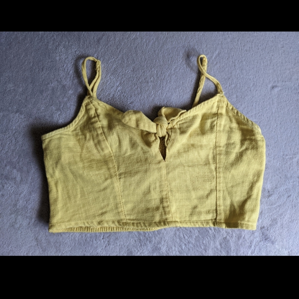 *2/$10* Aerie yellow tank top